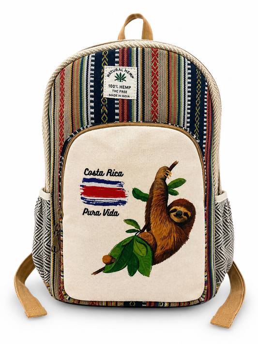 Sloth Backpack Pura Vida Costa Rica