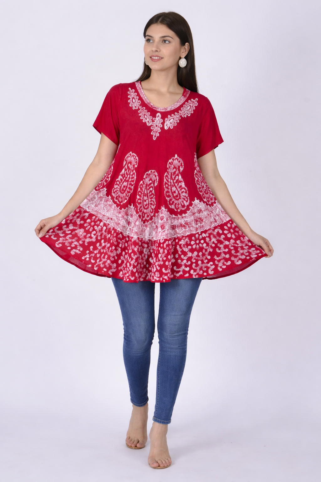 Fuchsia Blouse With Sleeves | One Size