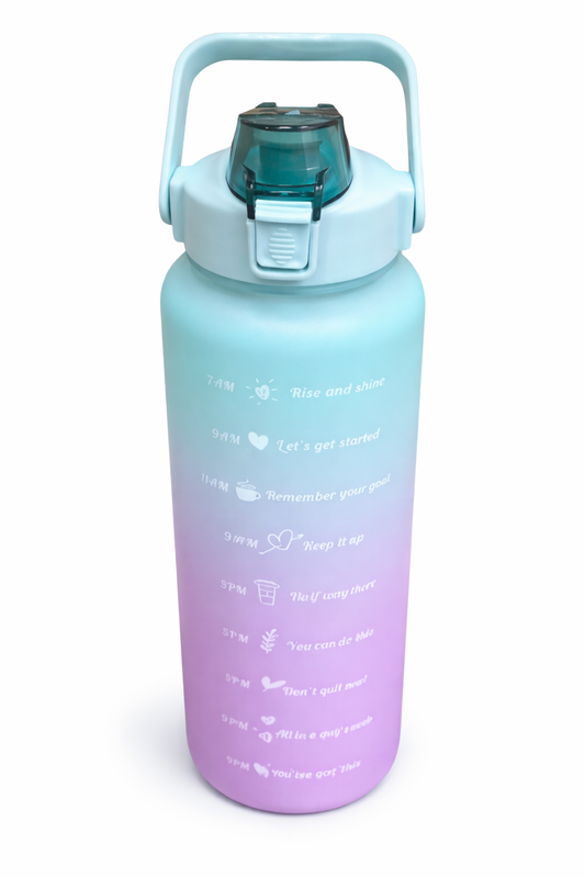 Motivational Blue and Purple Bottle | 2L