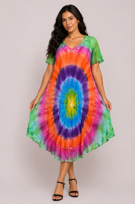 Women's Sleeveless Printed Dress