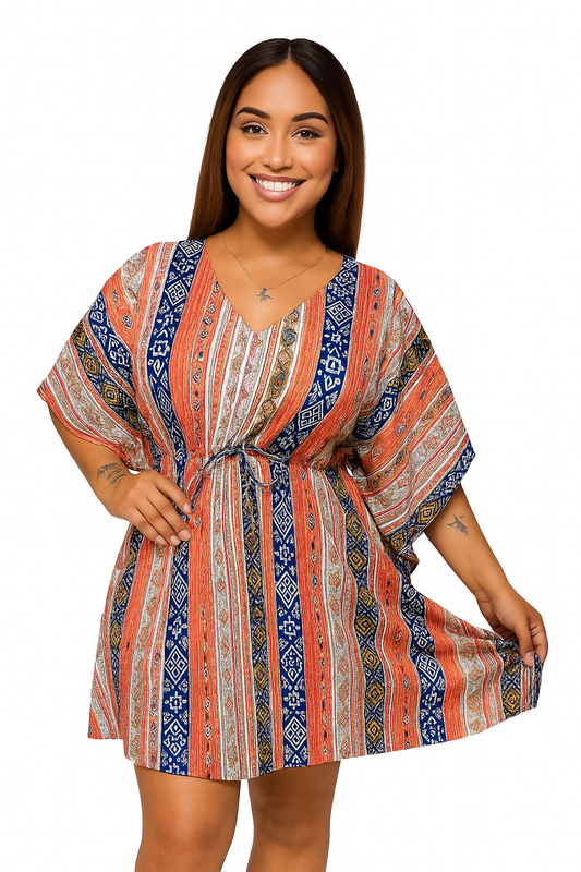 Vestido Estampado de Dama KT136