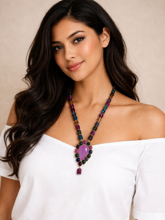 Anaya Precious Stones Necklace