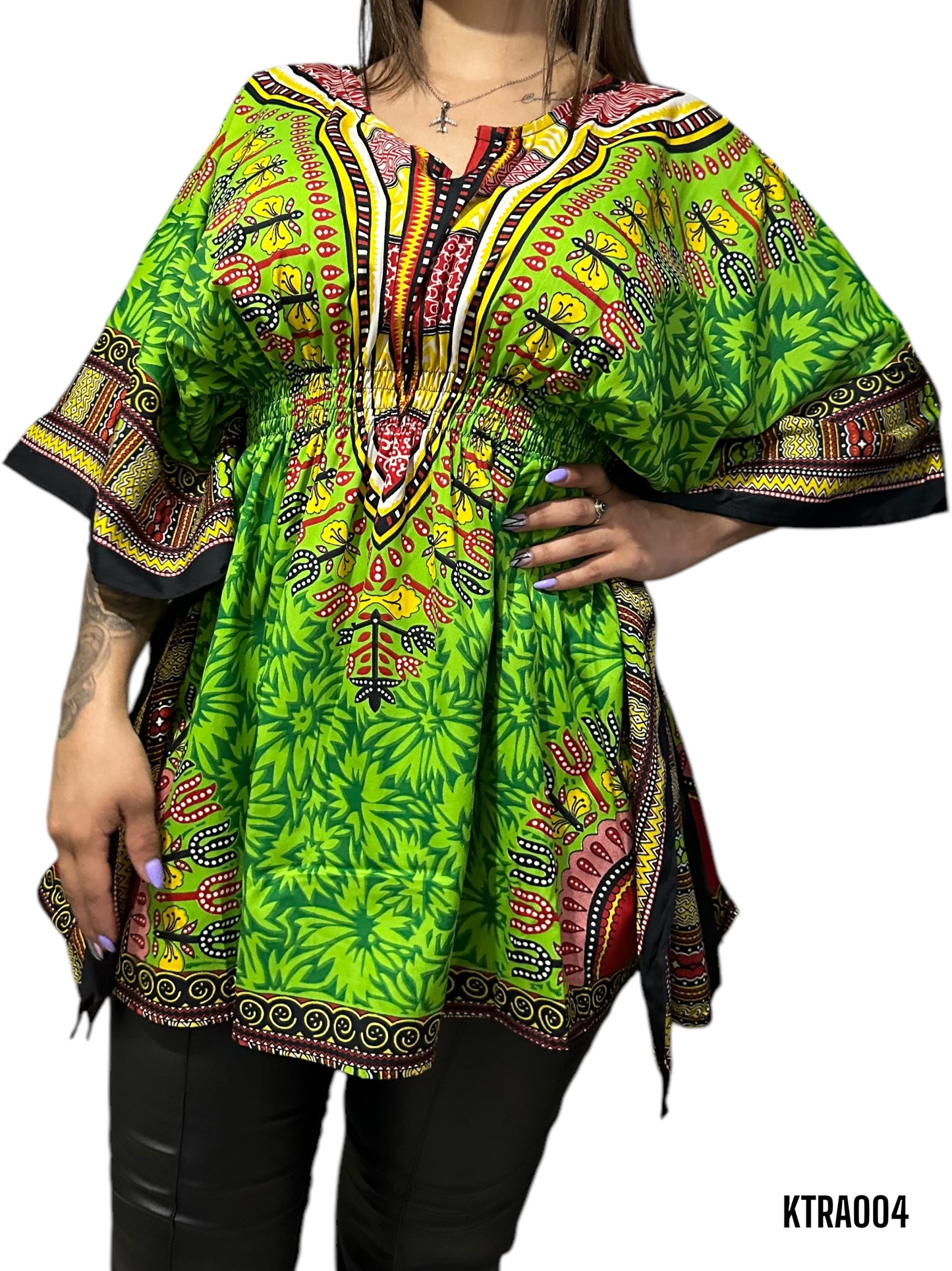 Manta de Dama Afrodescendiente Verde KTRA004 - Grand Parade Día del Negro