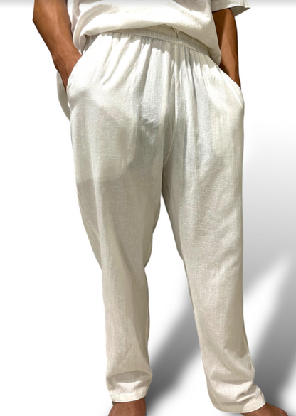 Pantalón Blanco de Hombre