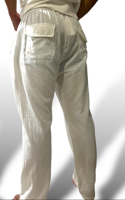 Pantalón Blanco de Hombre