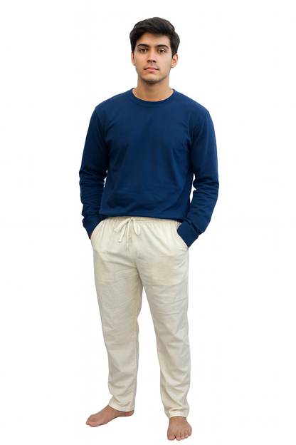 Pantalón Blanco de Hombre