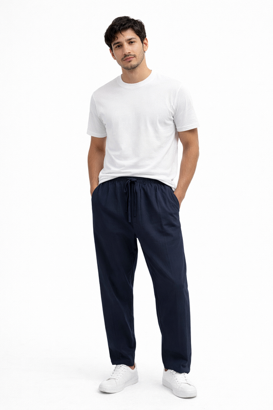 Men's Navy Blue Pants | One Size