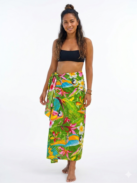 Rectangular Multi-purpose Printed Beach Pareo