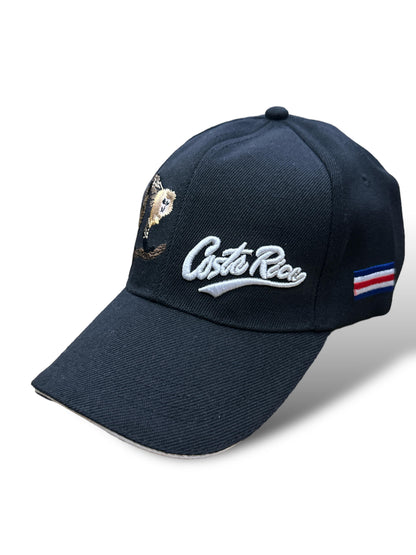 Gorra Negra de Mono Costa Rica Unisex