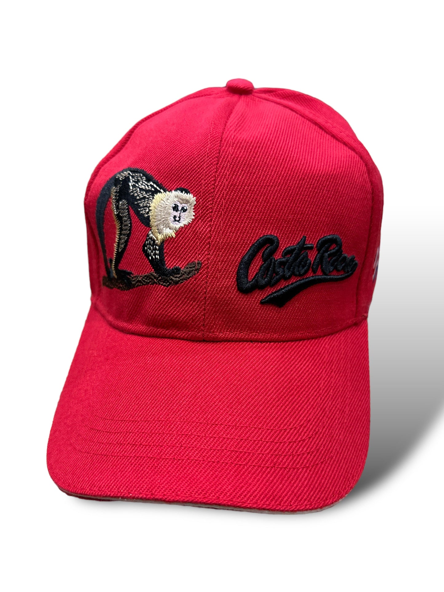 Gorra Roja de Mono Costa Rica Unisex