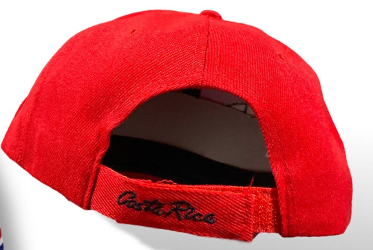 Gorra Roja de Mono Costa Rica Unisex
