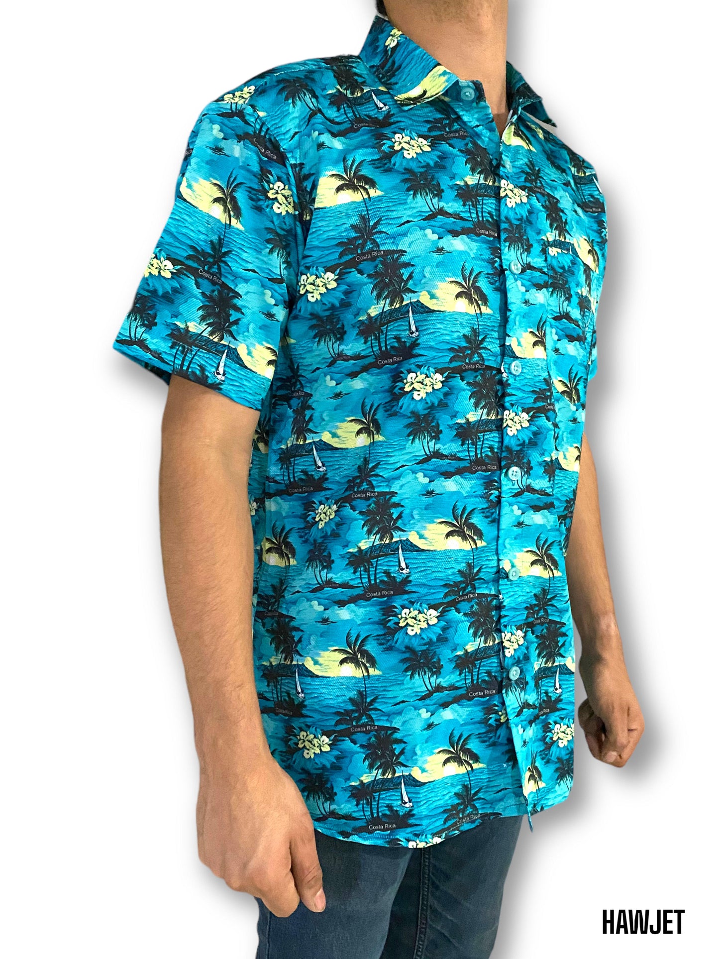 Camisa Hawaiana Playera Caribeña de Caballero