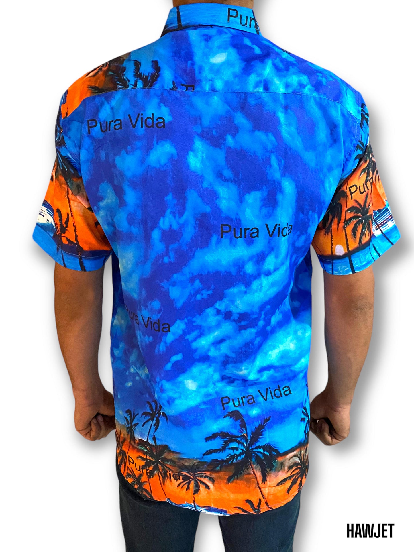 Camisa Hawaiana Playera Caribeña de Caballero