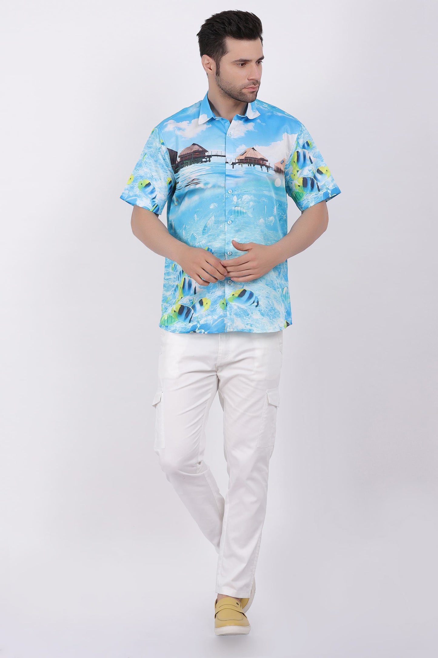 Camisa Hawaiana de Caballero