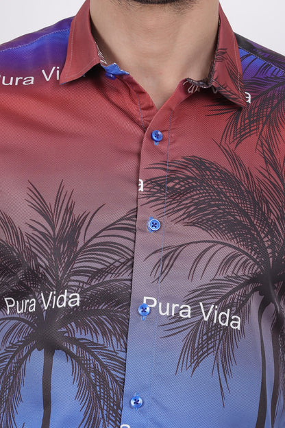 Camisa Hawaiana Playera Caribeña de Caballero