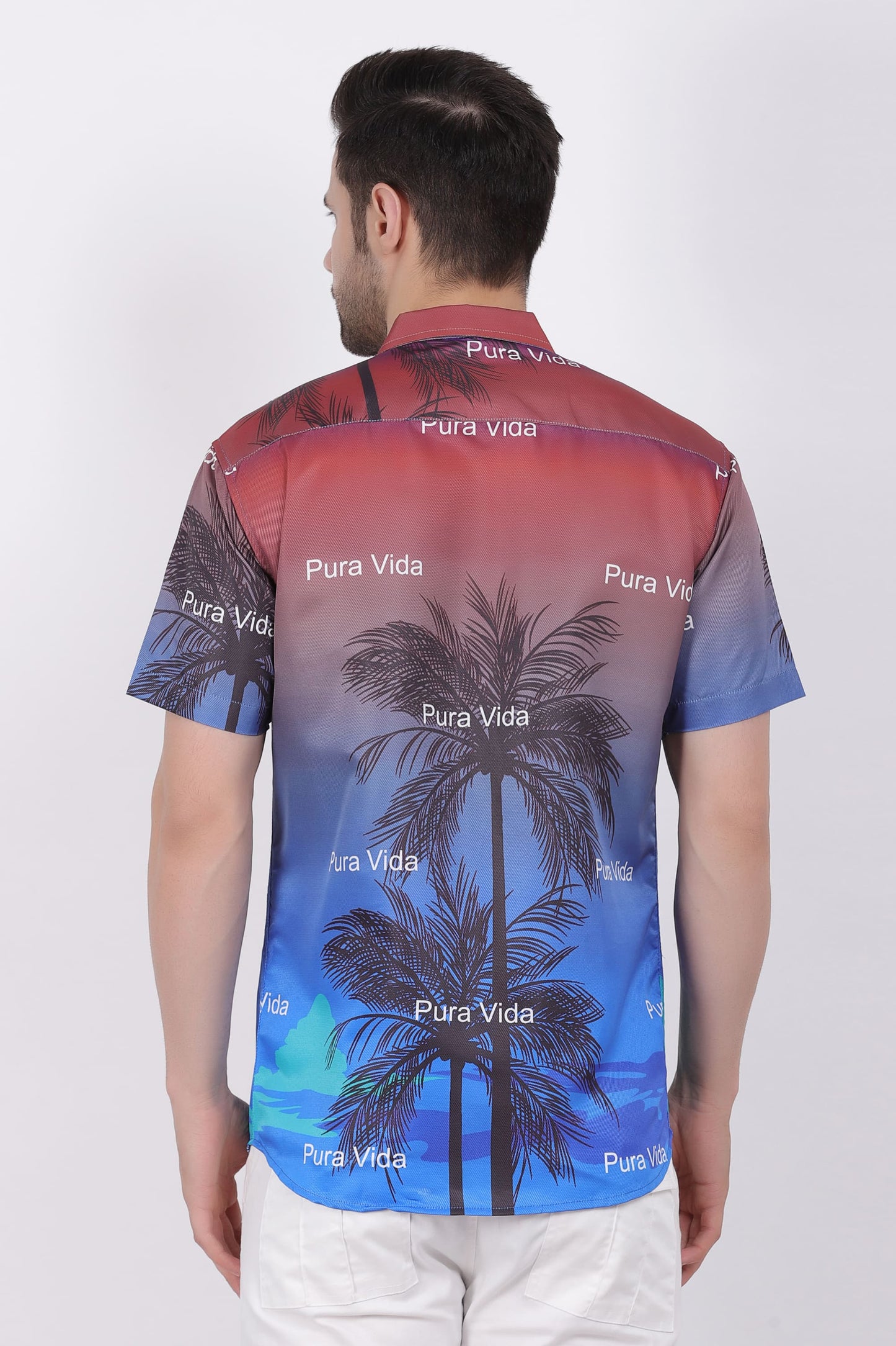 Camisa Hawaiana Playera Caribeña de Caballero