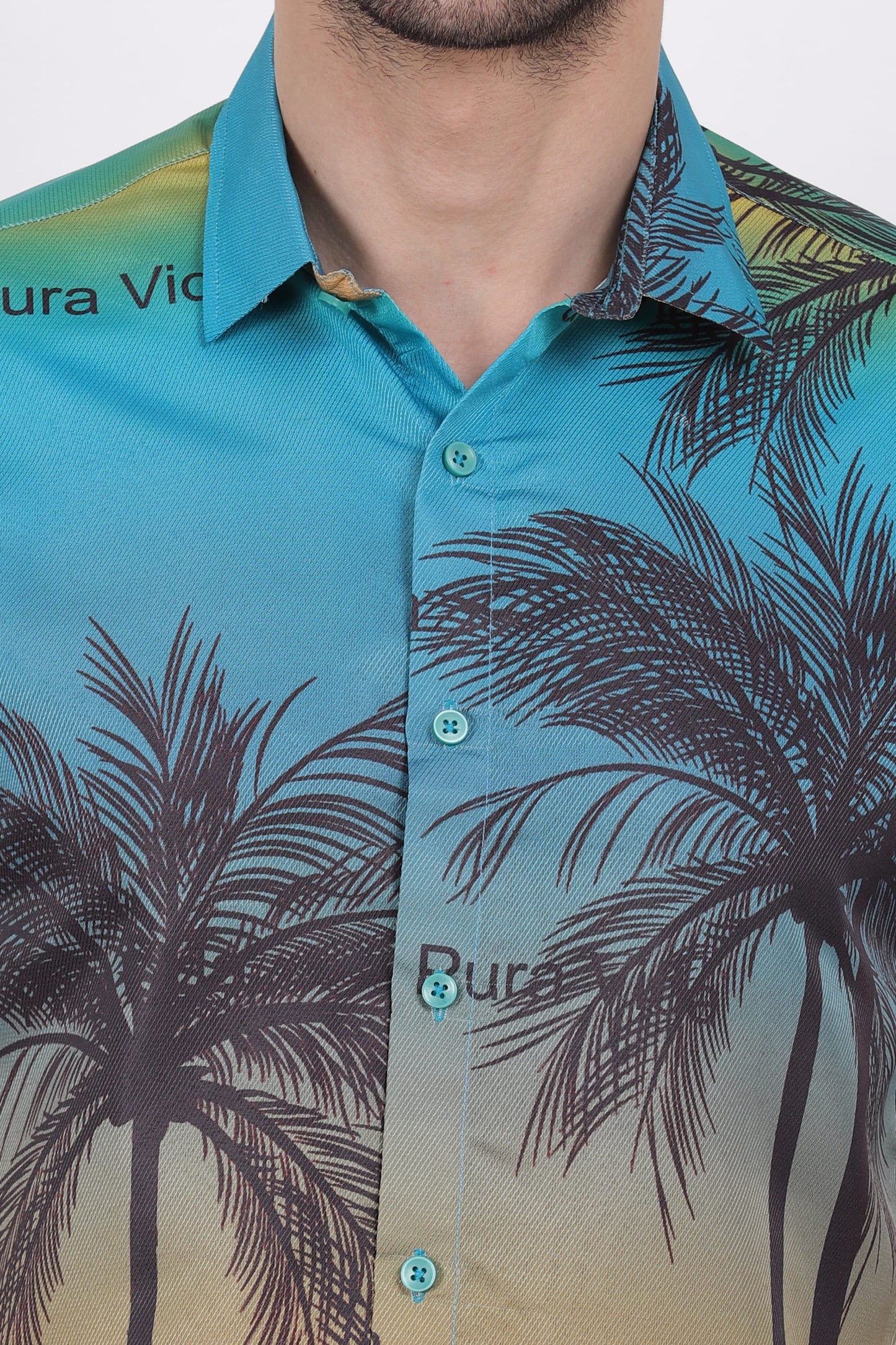 Camisa Hawaiana Playera Caribeña de Caballero