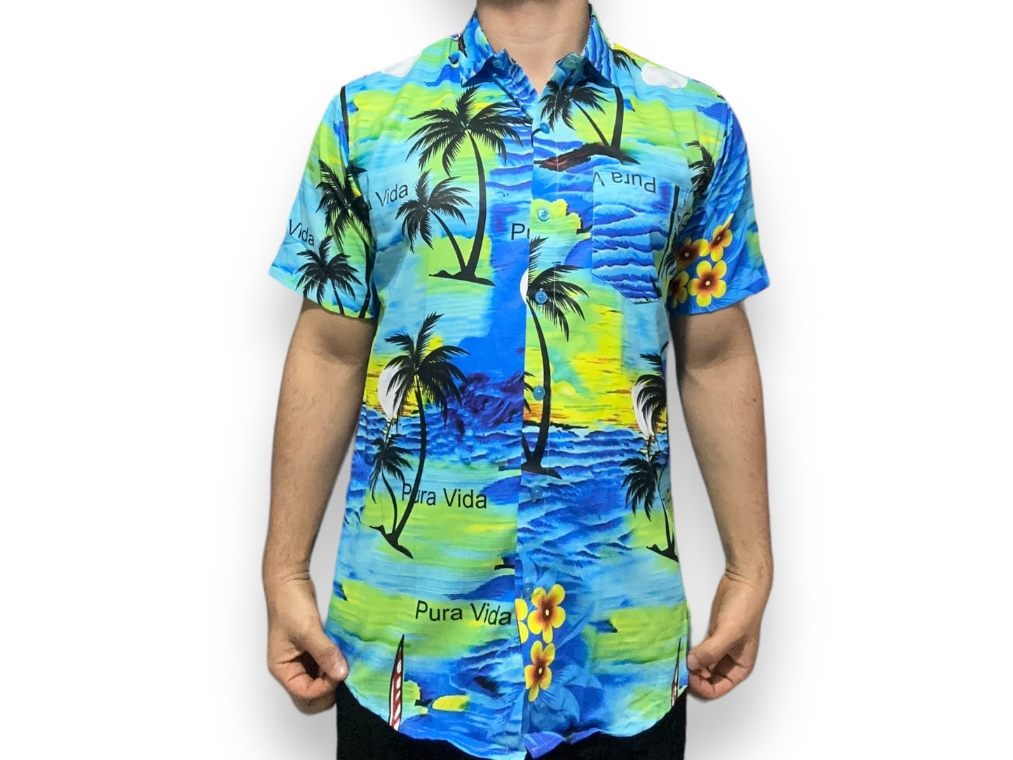 Men's Hawaiian Caribbean Beach Shirt