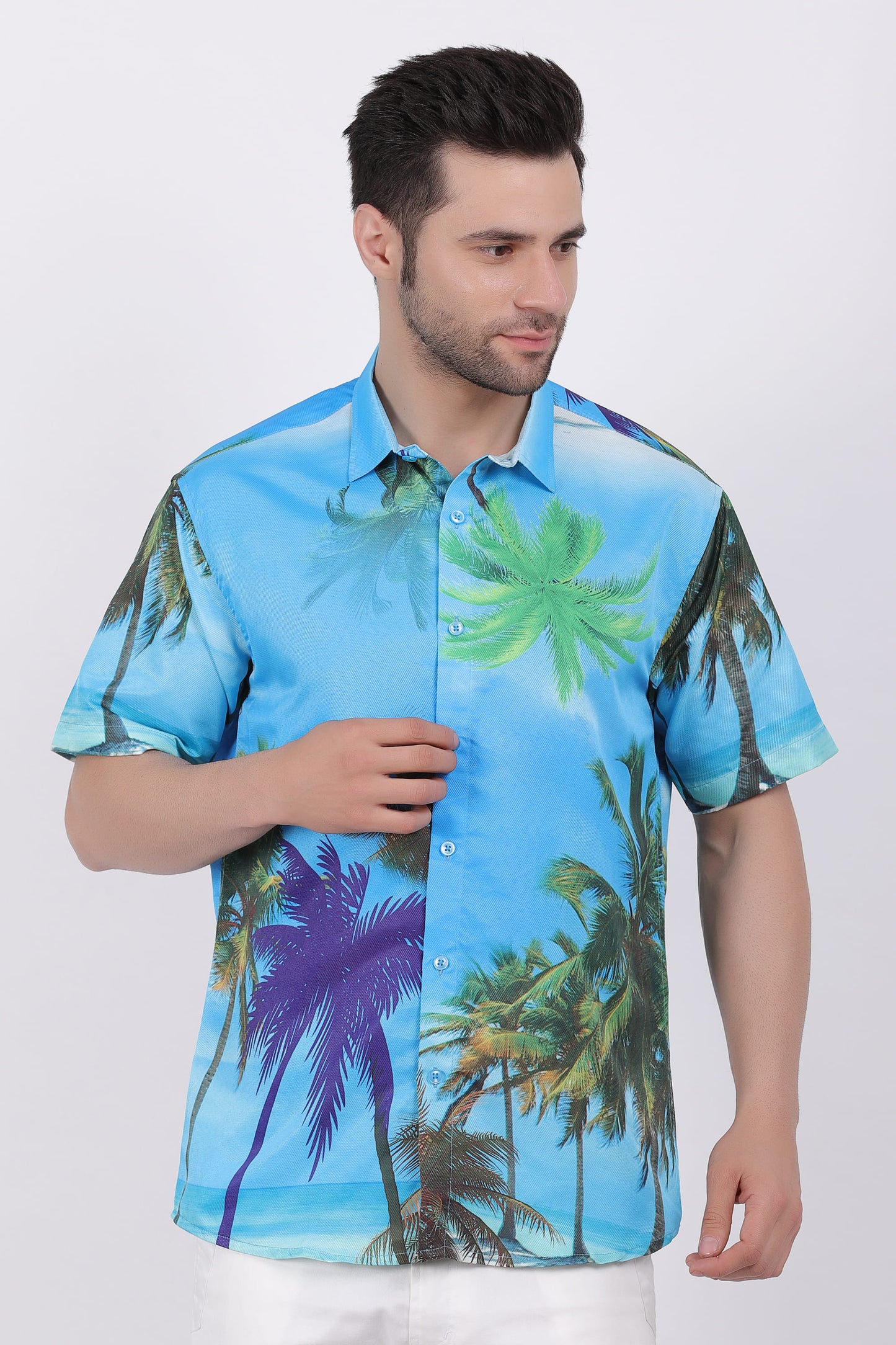Camisa Hawaiana Playera Caribeña de Caballero