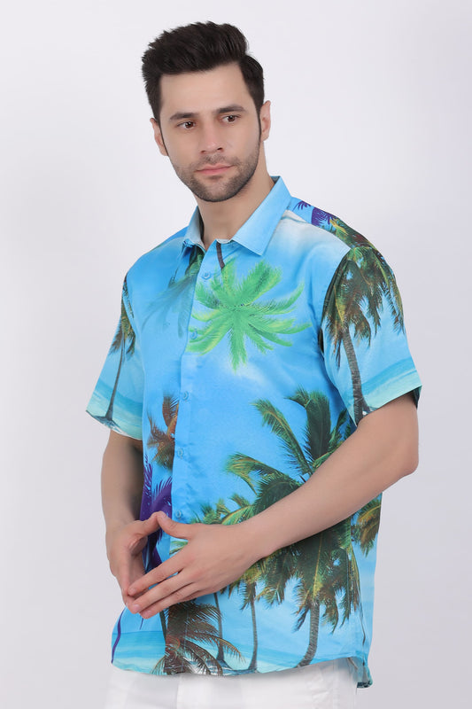 Camisa Hawaiana Playera Caribeña de Caballero