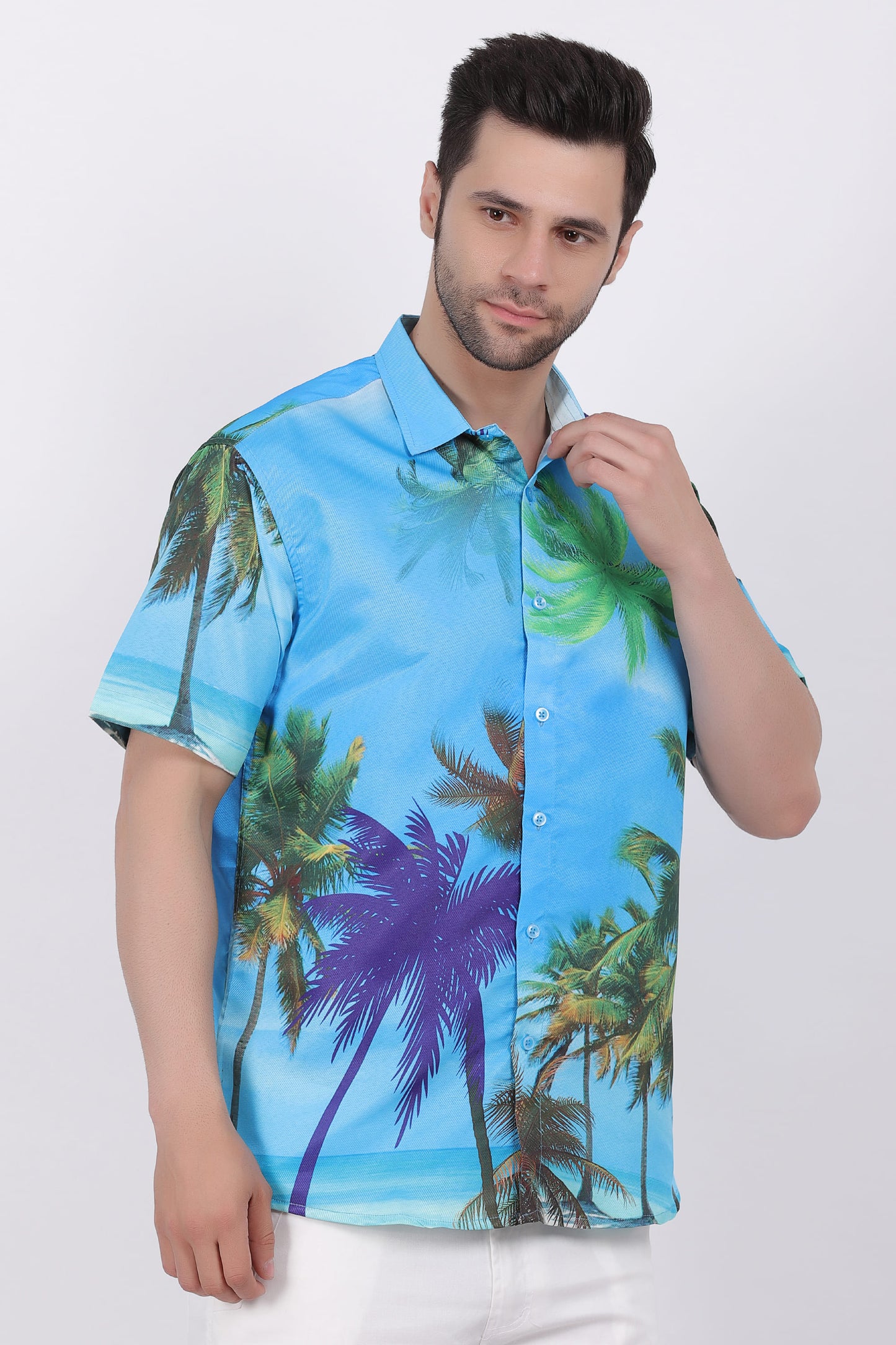 Camisa Hawaiana Playera Caribeña de Caballero