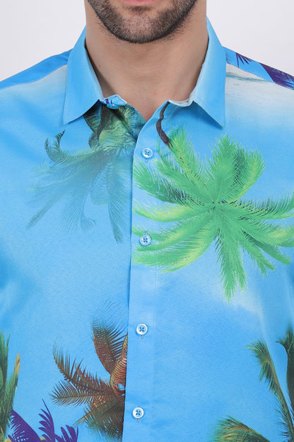 Camisa Hawaiana Playera Caribeña de Caballero