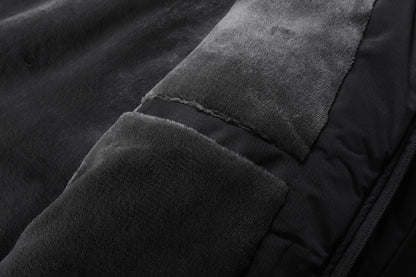 Jacket Impermeable Gris con Negro