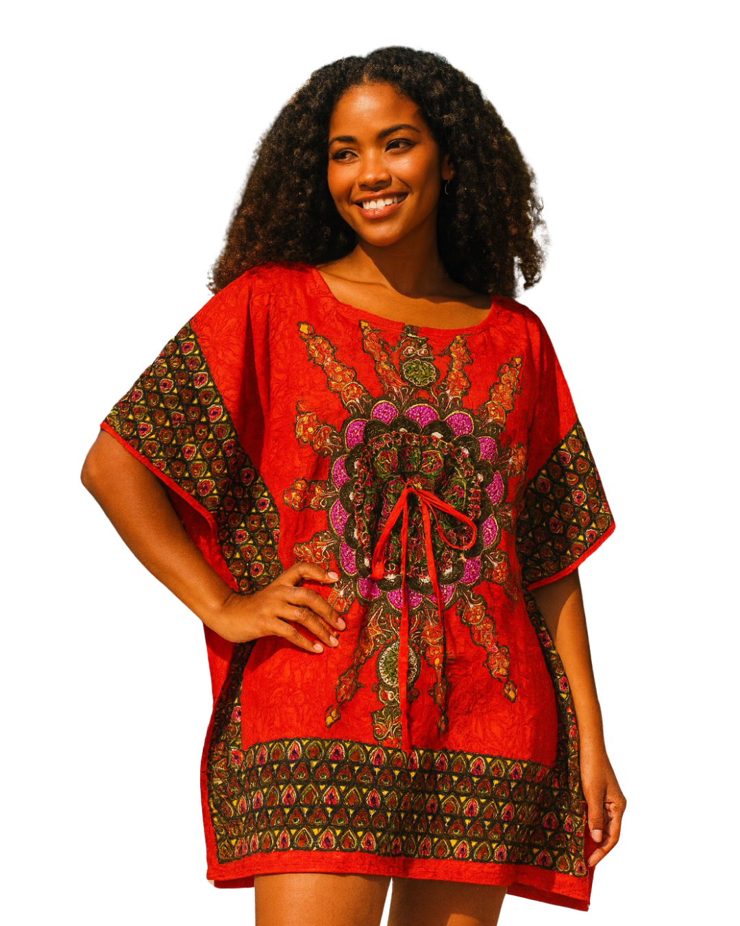 Vestido Estampado de Dama