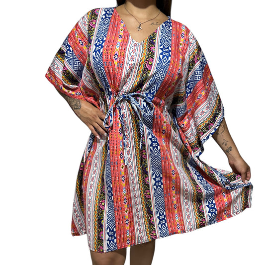 Vestido Estampado de Dama KT136