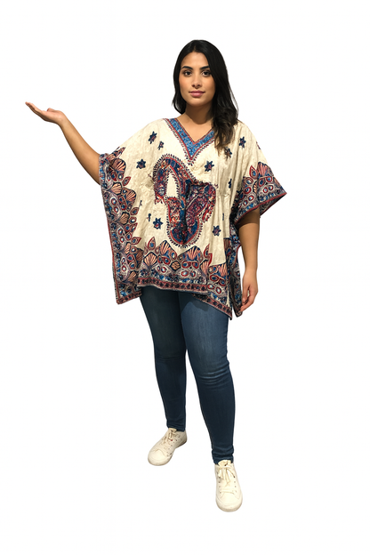 Vestido Corto Estampado de Dama