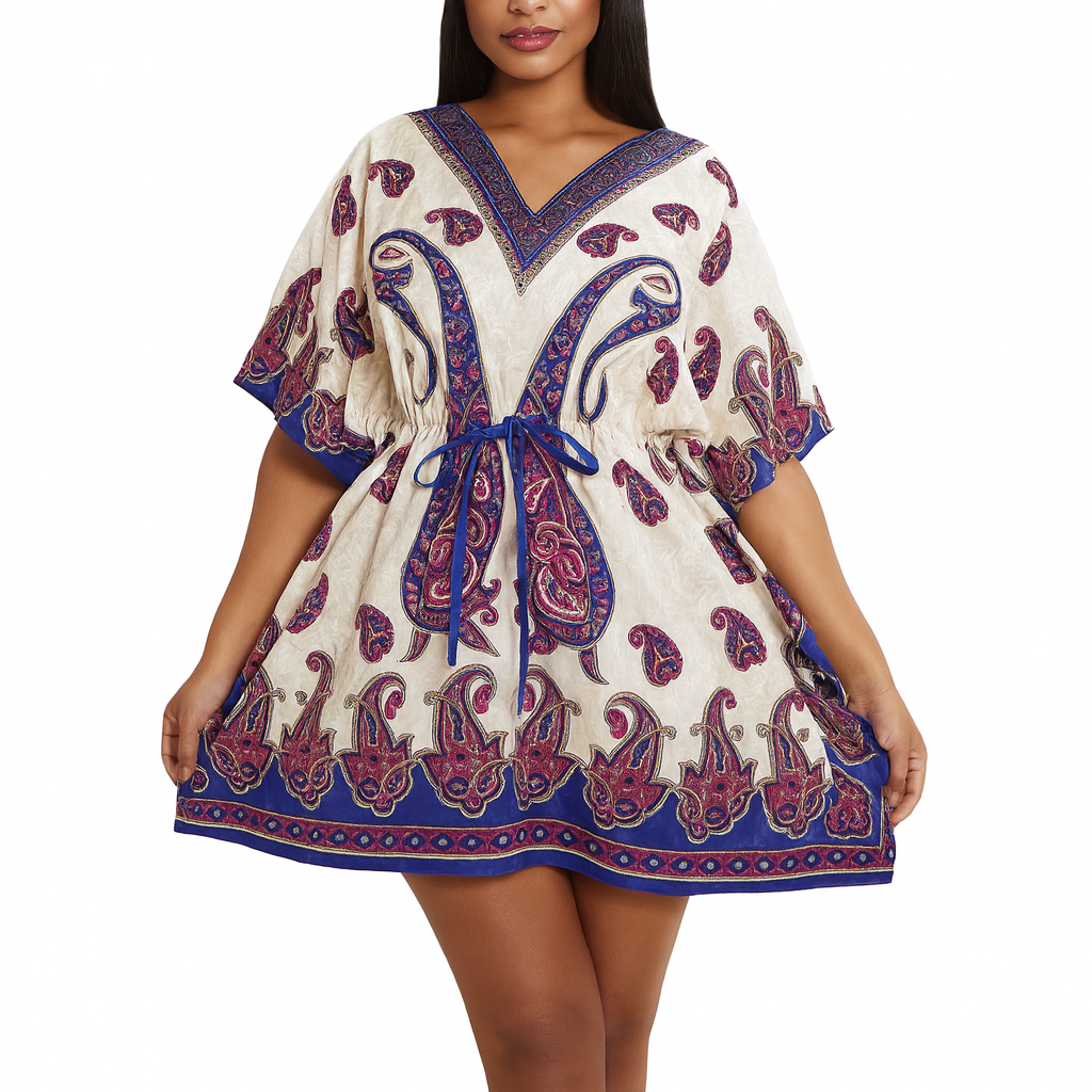 Vestido Estampado de Dama