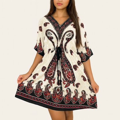 Vestido Estampado de Dama