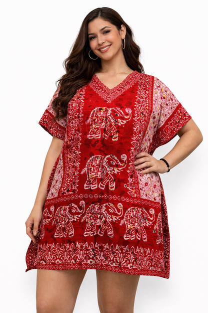 Vestido Estampado de Dama