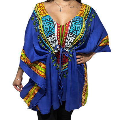Manta de Dama con Estampado Afrocaribeño  KTRA001