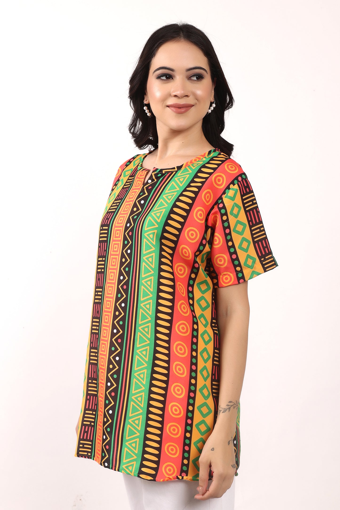 Blusa Afrocaribeña de Dama