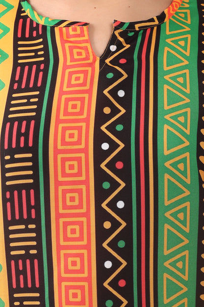 Blusa Afrocaribeña de Dama