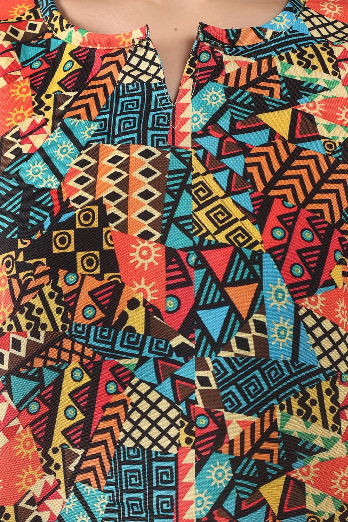 Set Traje Afrocaribeño de Dama de 3 piezas. Blusa, Short y Turbante. Celebracion Afrodescendiente Dia del Negro