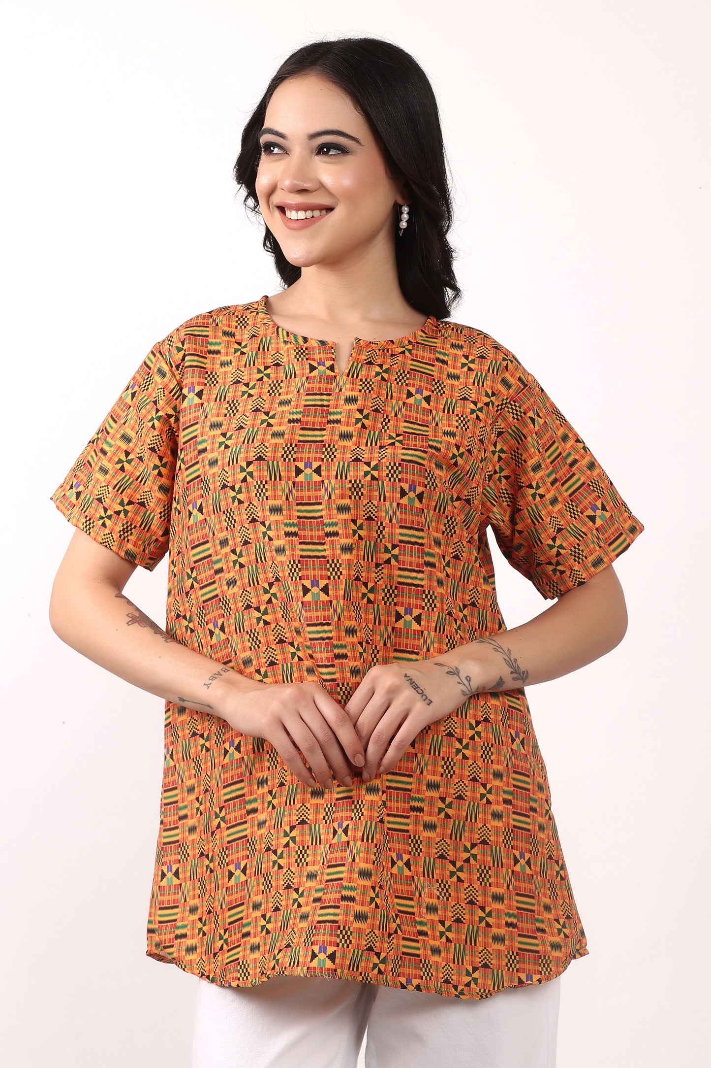 Blusa Afrocaribeña de Dama