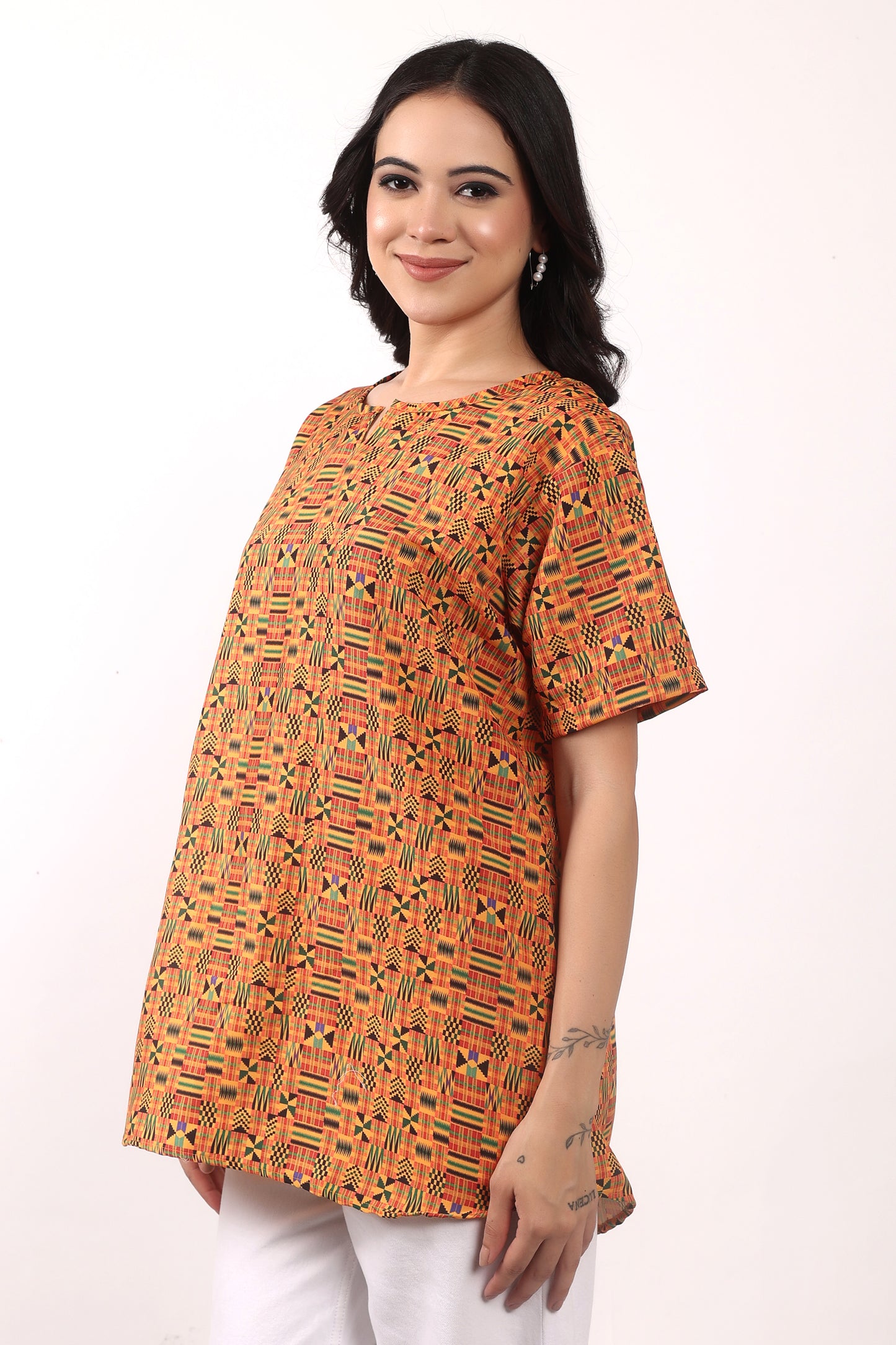 Blusa Afrocaribeña de Dama