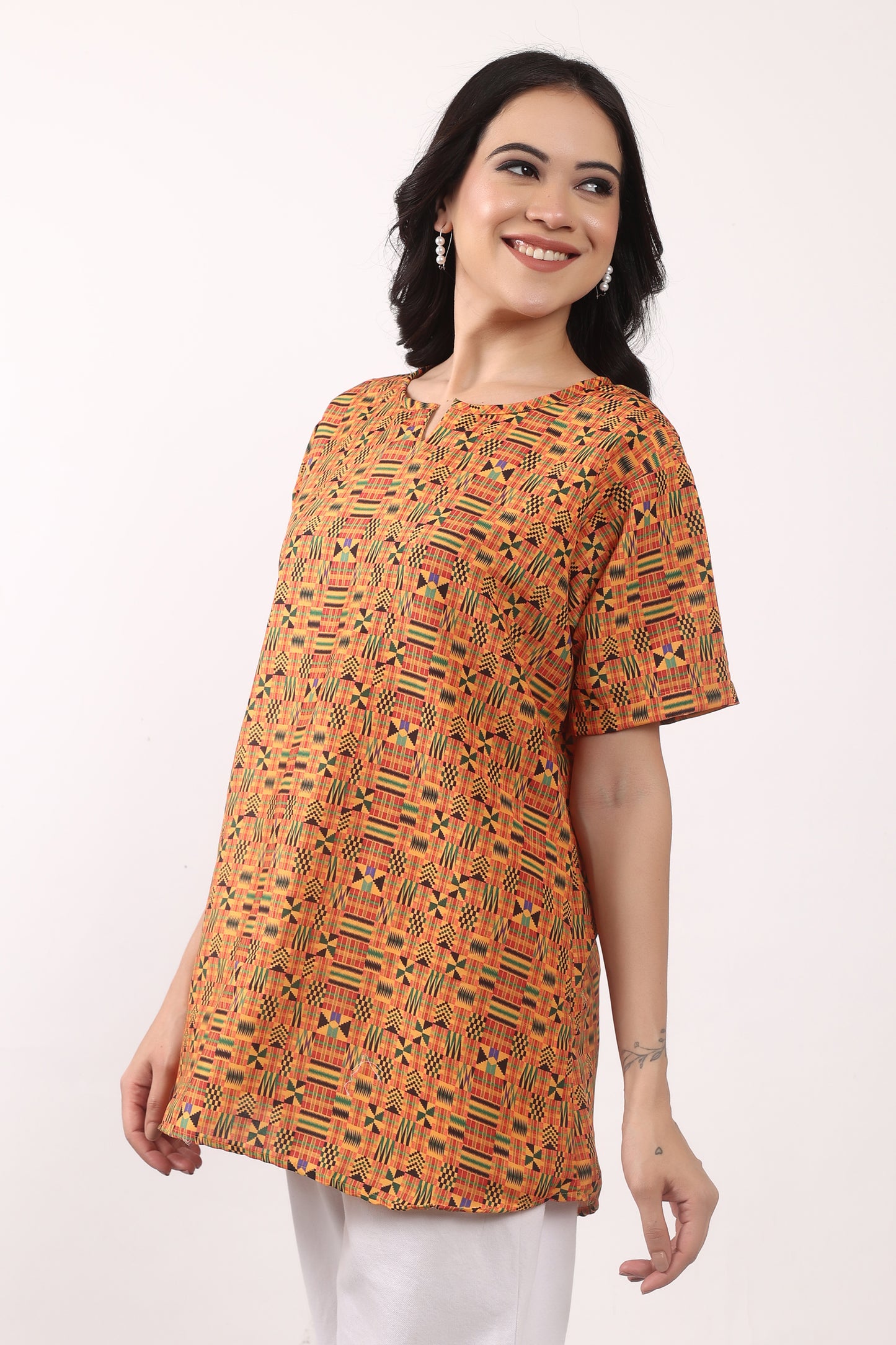 Blusa Afrocaribeña de Dama