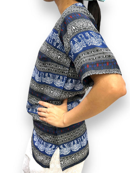 Blusa de Dama Estampado con Mangas