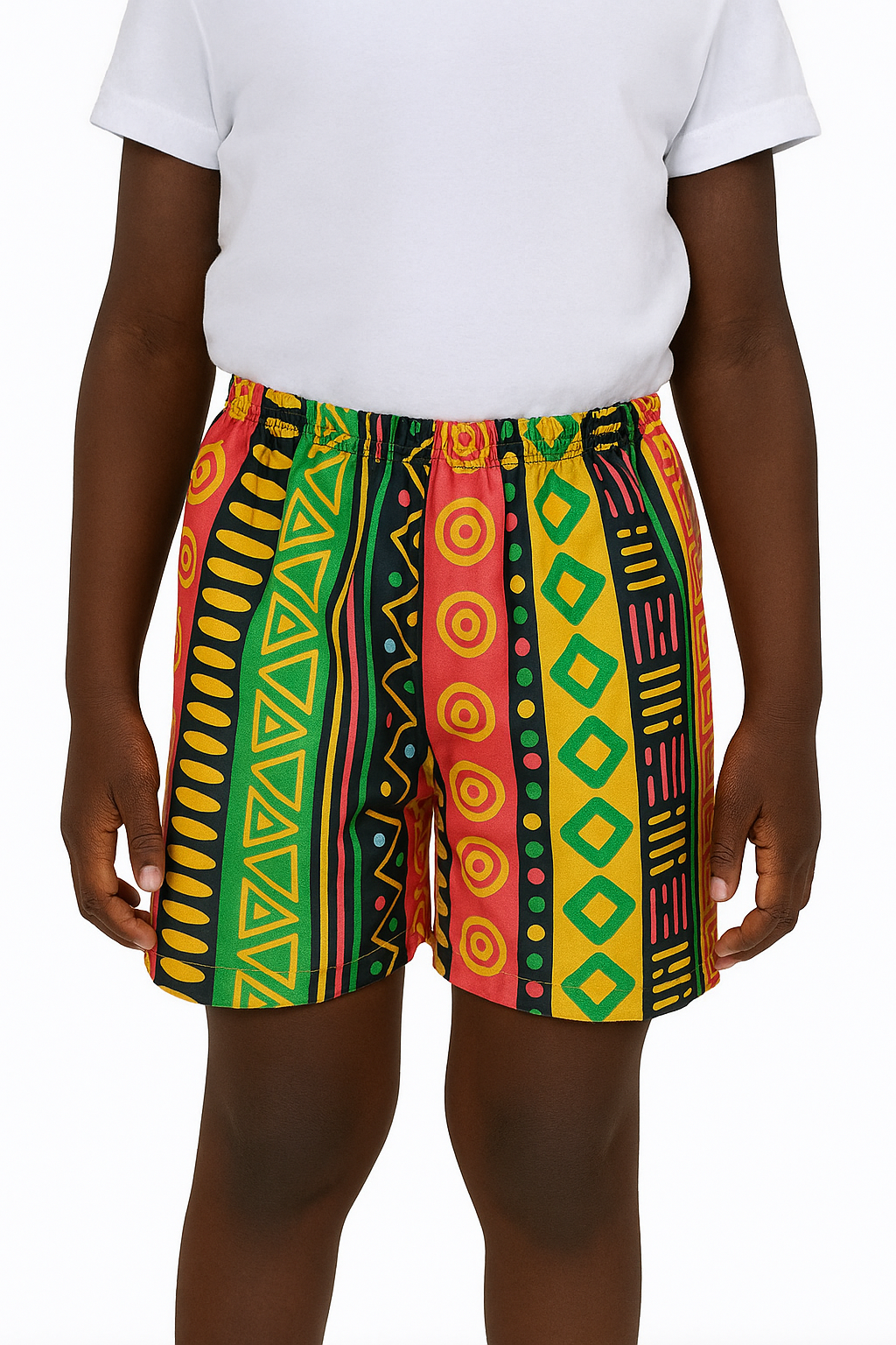 Short Afrocaribeño de Niños Unisex