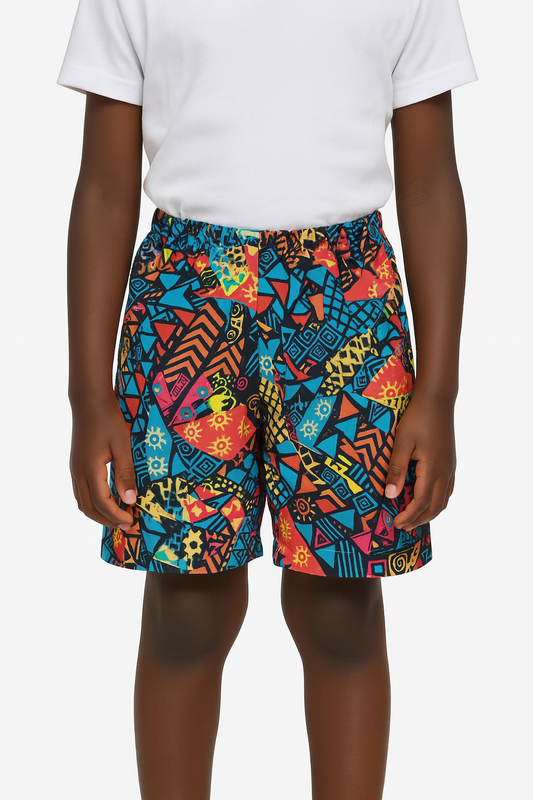 Short Afrocaribeño de Niños Unisex