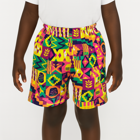 Short Afrocaribeño de Niños Unisex