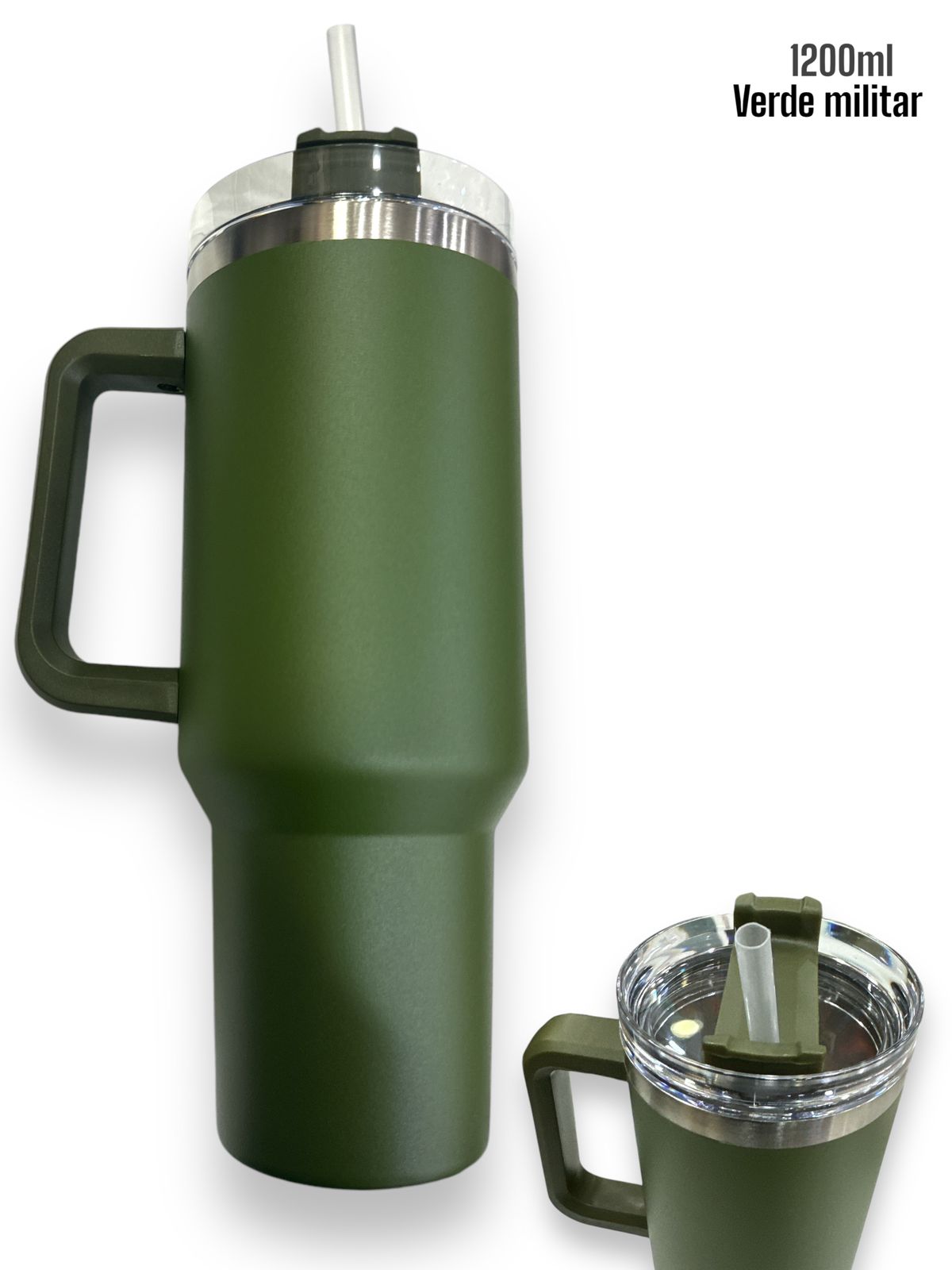 Vaso Térmico 1200ml Verde Militar