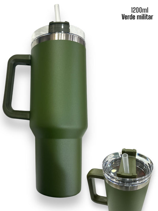 Vaso Térmico 1200ml Verde Militar