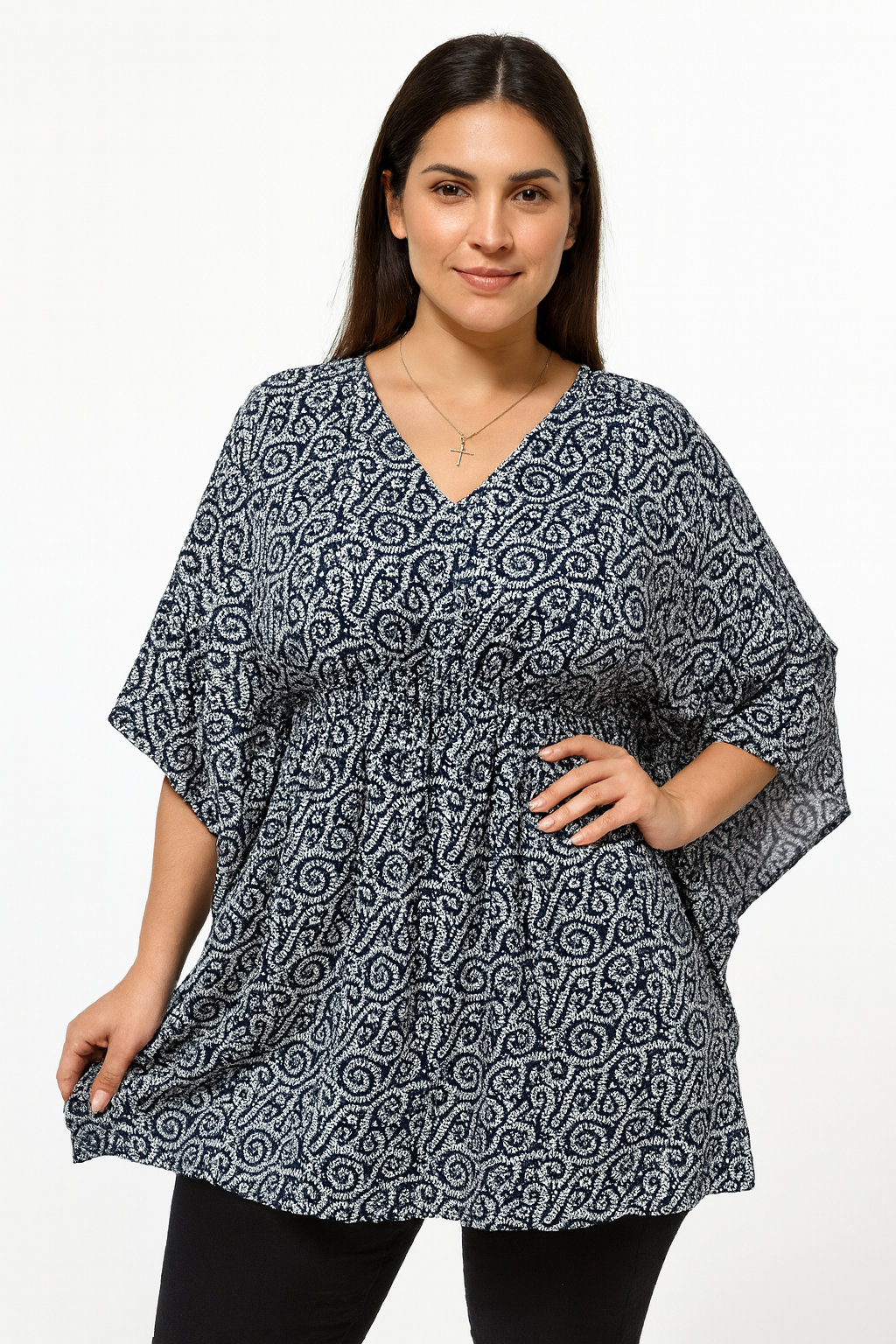 Vestido Corto Estampado de Dama