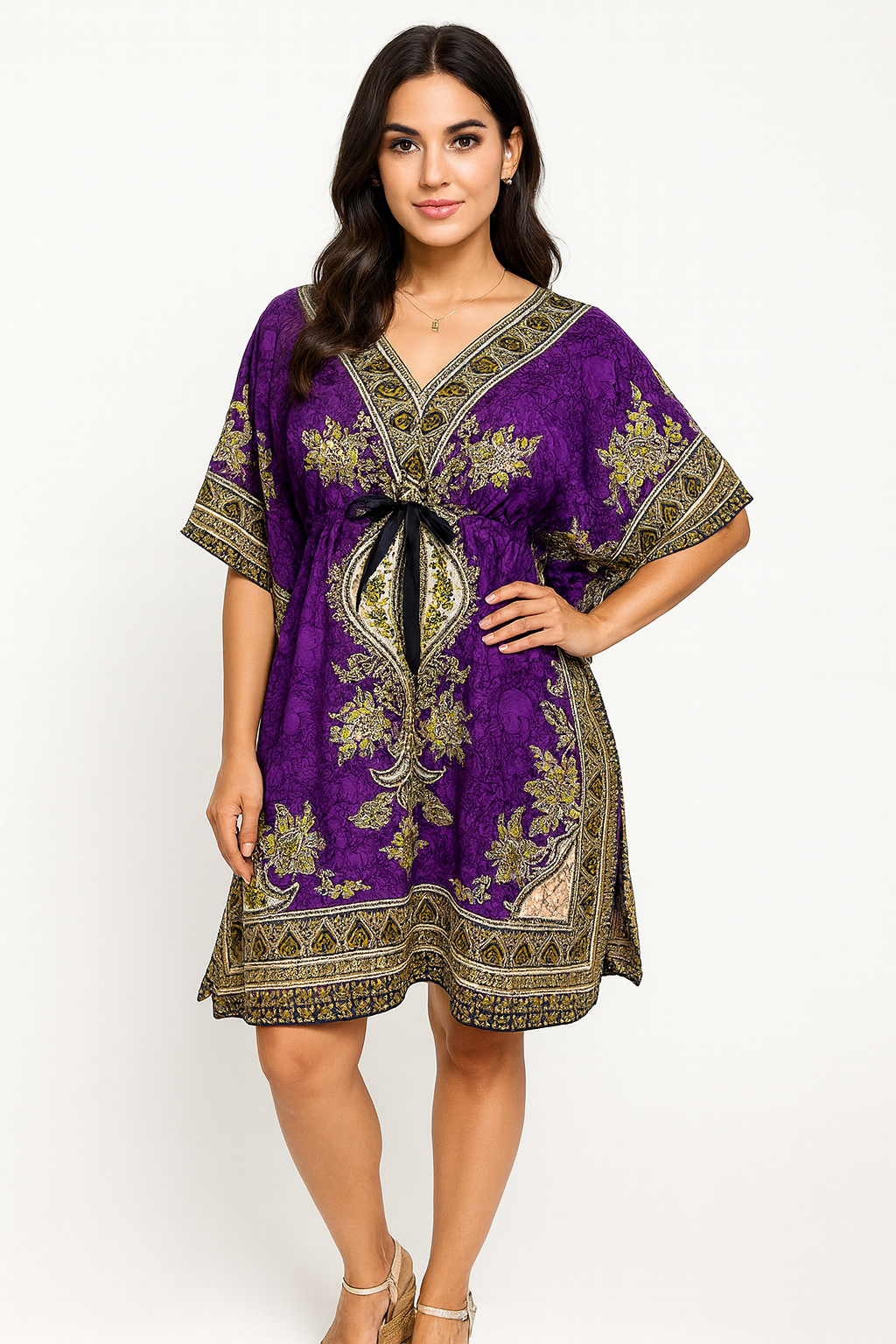 Vestido Estampado de Dama