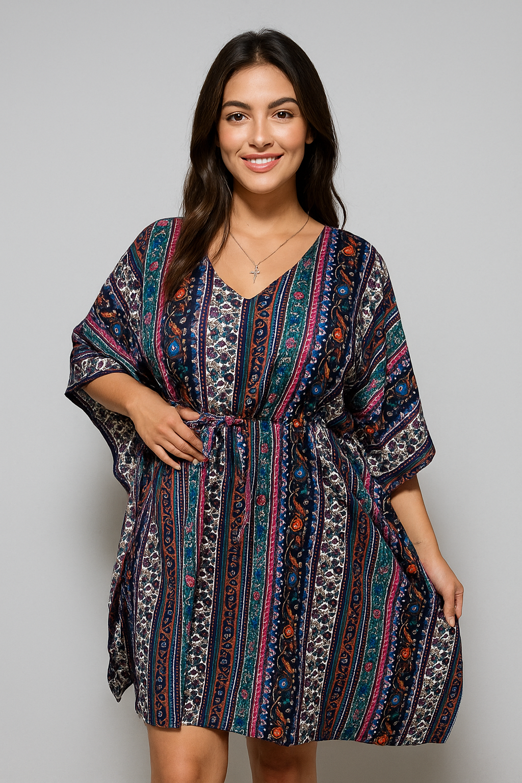 Vestido Estampado de Dama KT136