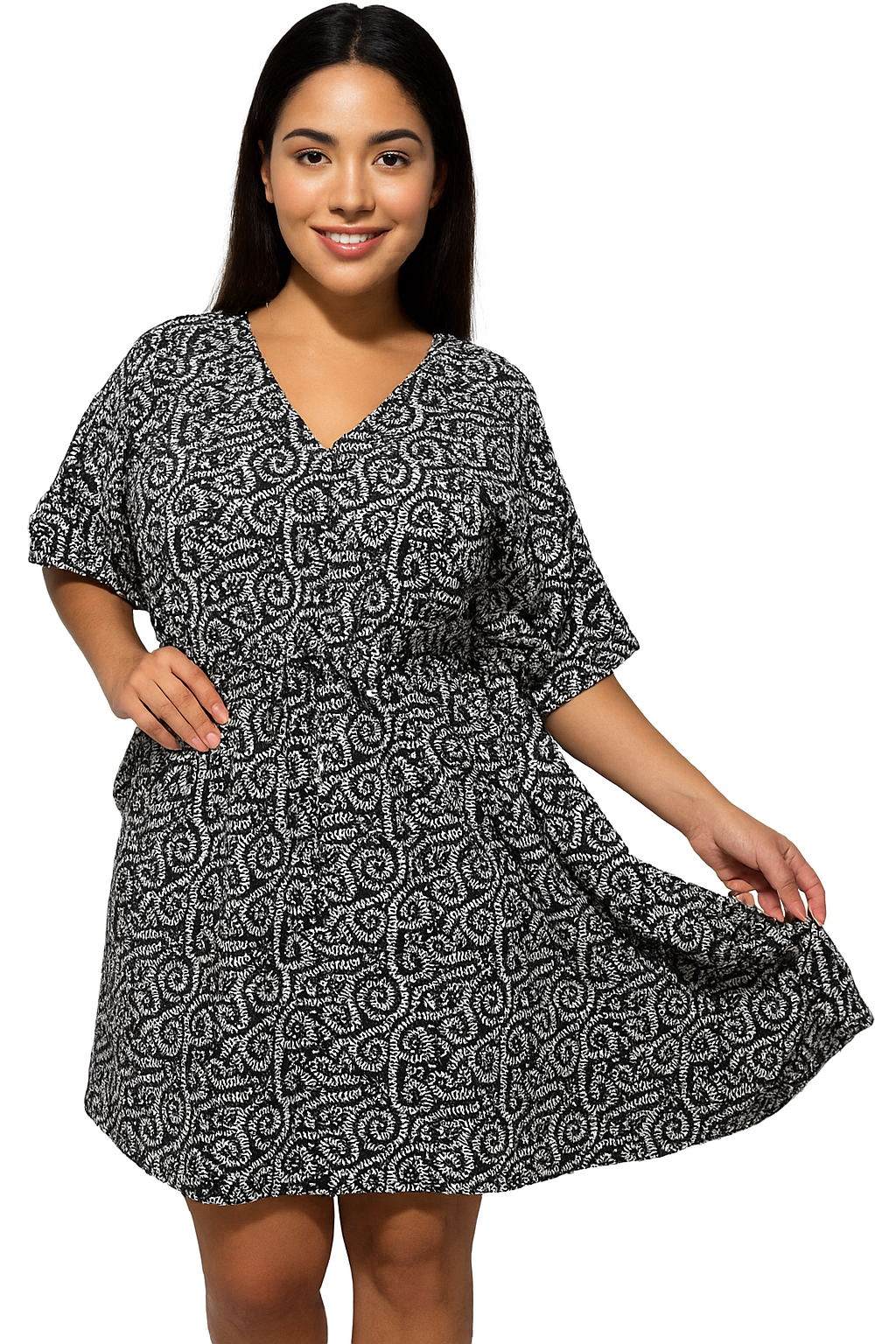 Vestido Estampado de Dama KT136